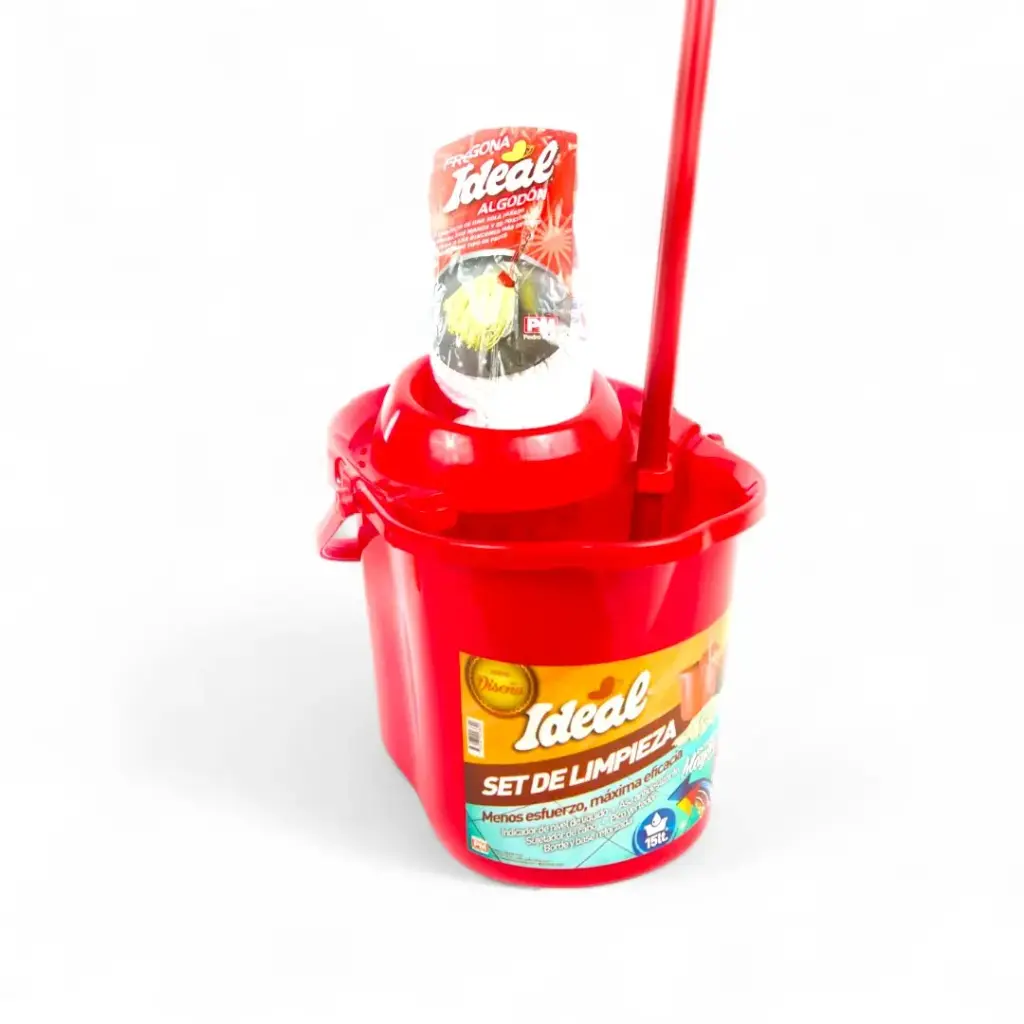 MR-03-SET LIMPIEZA- BALDE+ESCURRIDOR+FREGONA+CABO
