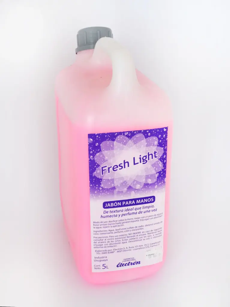PVD-29-A4-JABON DE MANOS ROJO *5 LTS RETOR--FRESHLIGHT