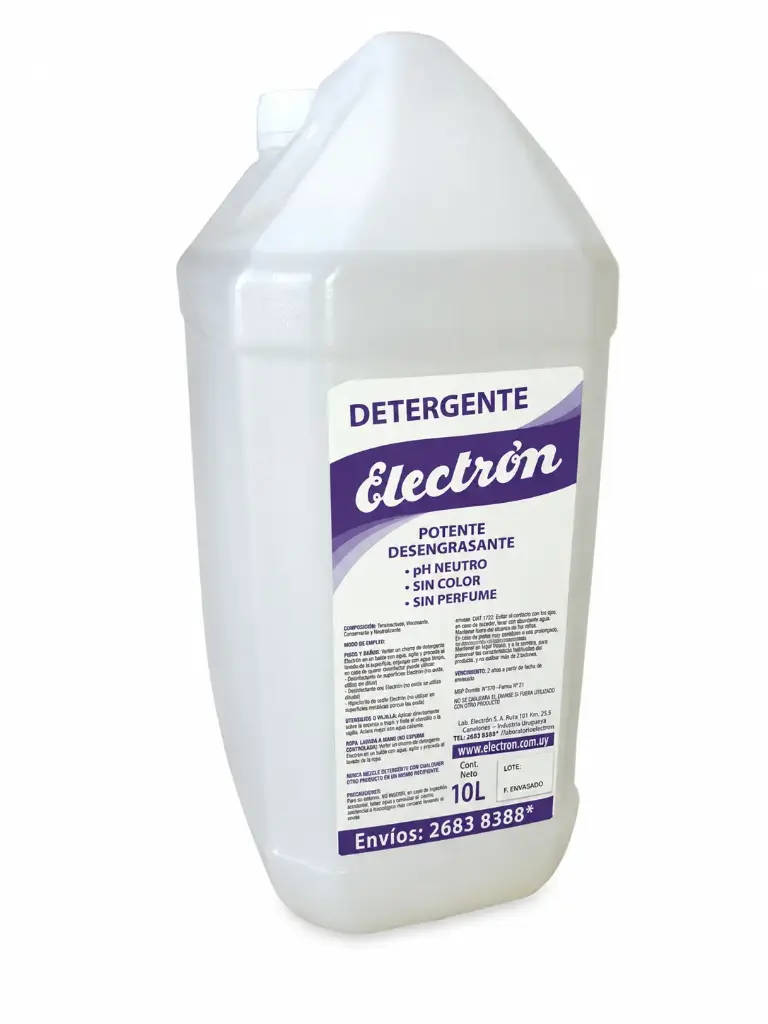 PVD-05-B-DETER SIN COLOR NI OLOR*10 DESC-SANC-ELECTRON